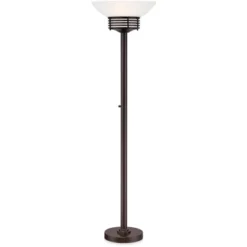 Possini Euro Design Light Blaster Modern Torchiere Floor Lamp 72 1/2" Tall Warm Bronze LED White Frosted Glass Bowl Shade For Living Room Bedroom Home 14 Possini Euro Design Light Blaster Modern Torchiere Floor Lamp 72 1/2" Tall Warm Bronze LED White Frosted Glass Bowl Shade For Living Room Bedroom Home -Possini Euro Design GUEST 044fa56b bd09 4af5 a6cf 06424a08986e