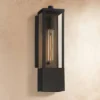 Possini Euro Design Berk Modern Outdoor Wall Light Fixture Textured Black 16" Clear Glass For Post Exterior Barn Deck House Porch Yard Posts Patio 2 Possini Euro Design Berk Modern Outdoor Wall Light Fixture Textured Black 16" Clear Glass For Post Exterior Barn Deck House Porch Yard Posts Patio -Possini Euro Design GUEST 04e77ed2 e6ba 46f2 a8b2 307b8f40be45