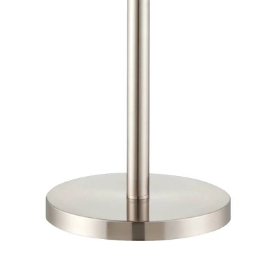 Possini Euro Design Metro Modern Torchiere Floor Lamp 71" Tall Brushed Nickel Frosted White Acrylic Shade For Living Room Reading Bedroom Office House 5 Possini Euro Design Metro Modern Torchiere Floor Lamp 71" Tall Brushed Nickel Frosted White Acrylic Shade For Living Room Reading Bedroom Office House - Image 3