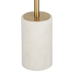 Possini Euro Design Luxe Italian Style Floor Lamp 64" Tall Gold Metal White Linen Drum Shade For Living Room Reading House Bedroom Office -Possini Euro Design GUEST 0e34ee8a 96ee 4ed3 8746 e995c9cbff3e 1