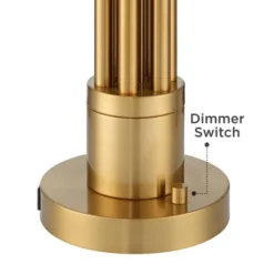 Possini Euro Design Possini Euro® Granview Desk Lamp With Glass Shade And Dual USB Ports -Possini Euro Design GUEST 0f24bb36 5bc8 49fd 9418 fc90dff65df9