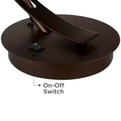 Possini Euro Design Modern Desk Lamps Set Of 2 With USB Port 22 1/2" High Bronze LED Clear Seeded Glass Shade For Bedroom Office 13 Possini Euro Design Modern Desk Lamps Set Of 2 With USB Port 22 1/2" High Bronze LED Clear Seeded Glass Shade For Bedroom Office -Possini Euro Design GUEST 0ff4c6b4 a5f4 47c0 94cc 5397bebfb4f5