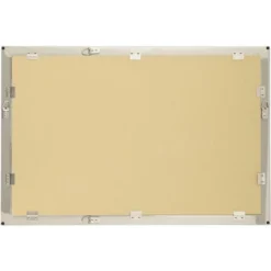 Possini Euro Design Metzeo Rectangular Vanity Wall Mirror Modern Beveled Glass Brushed Nickel Metal Frame 33" Wide For Bathroom Bedroom Home Entryway -Possini Euro Design GUEST 11645350 fecc 463a 8fd9 55b6f3968d36