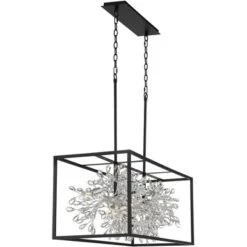 Possini Euro Design Carrine Black Silver Linear Pendant Chandelier 38 1/2" Wide Modern Clear Crystal 8-Light Fixture For Dining Room Kitchen Island 17 Possini Euro Design Carrine Black Silver Linear Pendant Chandelier 38 1/2" Wide Modern Clear Crystal 8-Light Fixture For Dining Room Kitchen Island -Possini Euro Design GUEST 200f9acd 89df 4927 aace 9ef3c09c4af0