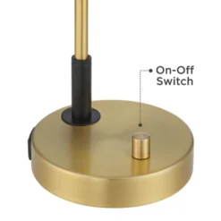 Possini Euro Design Possini Euro Kinzie Desk Lamp With Power Outlet And USB Ports Warm Gold -Possini Euro Design GUEST 3247b350 cd4b 494a 8363 2e8d6f85d759