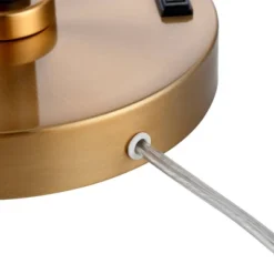 Possini Euro Design Carlyle Gold Black USB Desk Lamps Set Of 2 With Smart Socket -Possini Euro Design GUEST 3317d963 1faa 4fcd b12c fcf2a169328d