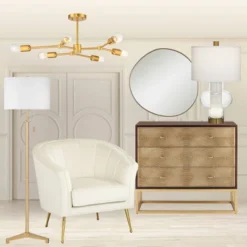 Possini Euro Design Rorschach Uneven Round Vanity Wall Mirror Modern Champagne Frame 30" Wide For Bathroom Bedroom Living Room Office Entryway House 17 Possini Euro Design Rorschach Uneven Round Vanity Wall Mirror Modern Champagne Frame 30" Wide For Bathroom Bedroom Living Room Office Entryway House -Possini Euro Design GUEST 424f4b86 b843 41ae 862f 9a4e4b988253