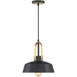 Possini Euro Design Black Warm Brass Mini Pendant Lighting Fixture 12" Wide Farmhouse Rustic For Dining Room House Home Kitchen Island High Ceilings 13 Possini Euro Design Black Warm Brass Mini Pendant Lighting Fixture 12" Wide Farmhouse Rustic For Dining Room House Home Kitchen Island High Ceilings -Possini Euro Design GUEST 4b01dbe6 676e 44ed 8ddb b125d2ba5e30