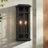 Possini Euro Design Modern Industrial Outdoor Wall Light Fixture Cool Black Windowpane Frame 20" For Post Exterior Barn Deck House -Possini Euro Design GUEST 5fef9674 44cf 4c1b b596 0de8c2d8d356