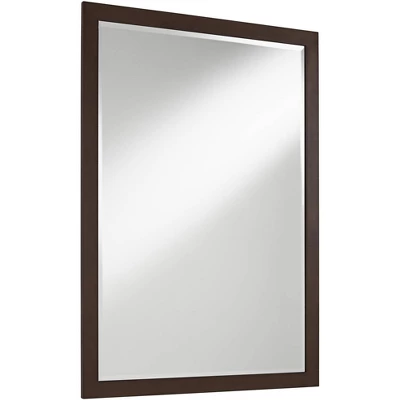 Possini Euro Design Metzeo Rectangular Vanity Wall Mirror Vintage Beveled Edge Oil Rubbed Bronze Metal Frame 26" Wide For Bathroom Bedroom Living Room 5 Possini Euro Design Metzeo Rectangular Vanity Wall Mirror Vintage Beveled Edge Oil Rubbed Bronze Metal Frame 26" Wide For Bathroom Bedroom Living Room - Image 3