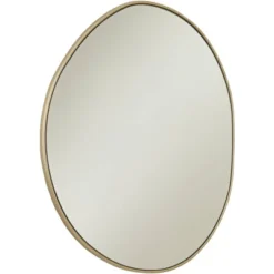 Possini Euro Design Rorschach Uneven Round Vanity Wall Mirror Modern Champagne Frame 30" Wide For Bathroom Bedroom Living Room Office Entryway House 12 Possini Euro Design Rorschach Uneven Round Vanity Wall Mirror Modern Champagne Frame 30" Wide For Bathroom Bedroom Living Room Office Entryway House -Possini Euro Design GUEST 6f4b091e d286 469e b1e9 f79582688f46