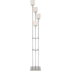 Possini Euro Design Modern Tree Floor Lamp With USB Charging Port 4-Light 72" Tall Brushed Nickel Glass Shade Living Room Reading 17 Possini Euro Design Modern Tree Floor Lamp With USB Charging Port 4-Light 72" Tall Brushed Nickel Glass Shade Living Room Reading -Possini Euro Design GUEST 788c85f5 5da2 46be 9e0e 119e5f96e772