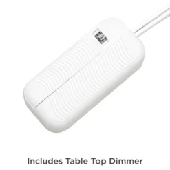 Possini Euro Design Karen Modern Table Lamp 36" Tall Dark Gold Glass With Table Top Dimmer Off White Fabric Drum Shade For Bedroom Living Room Bedside -Possini Euro Design GUEST 8032c832 c747 472c a605 5dae1b94b1a8