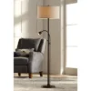 Possini Euro Design Traverse Modern Floor Lamp With LED Gooseneck Reading Light 64" Tall Oil Rubbed Bronze Oatmeal Drum Shade For Living Room Bedroom 2 Possini Euro Design Traverse Modern Floor Lamp With LED Gooseneck Reading Light 64" Tall Oil Rubbed Bronze Oatmeal Drum Shade For Living Room Bedroom -Possini Euro Design GUEST 81197ca6 7c04 4c1c 84bb 5135353ca0e7