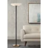 Possini Euro Design Modern Torchiere Floor Lamp LED 72" Tall Black Antique Brass White Glass Shade For Living Room Reading Uplight 1 Possini Euro Design Modern Torchiere Floor Lamp LED 72" Tall Black Antique Brass White Glass Shade For Living Room Reading Uplight -Possini Euro Design GUEST 847201e1 d10f 4b80 a179 78aaa26181fd