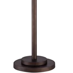 Possini Euro Design Garth Modern Floor Lamp Standing 63 1/2" Tall Oil Rubbed Bronze Burlap Fabric Drum Shade For Living Room Bedroom Office House Home -Possini Euro Design GUEST 91a0537e e9a3 4be4 ac08 c325a14b911a