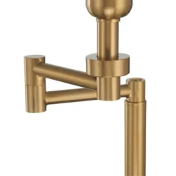 Possini Euro Design Camber Workstation Warm Gold Swing Arm Desk Lamp With Outlet And USB Port -Possini Euro Design GUEST 92a3dced d605 4801 921e 4401ce99aebe