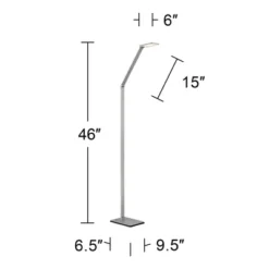 Possini Euro Design Bentley Modern Task Floor Lamp 61" Tall Silver LED Touch On Off Adjustable Head For Living Room Reading Bedroom Office House Home 17 Possini Euro Design Bentley Modern Task Floor Lamp 61" Tall Silver LED Touch On Off Adjustable Head For Living Room Reading Bedroom Office House Home -Possini Euro Design GUEST 9471b85d fb50 4ff5 a542 474bb22bdded