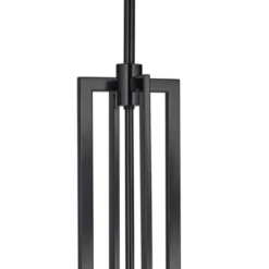 Possini Euro Design Sundry Semi Gloss Black Drum Pendant Chandelier 24" Wide Modern Double Shade 4-Light Fixture For Dining Room Foyer Kitchen Island -Possini Euro Design GUEST a3e337ea 13e0 4a77 8652 06f0a7dde4e7