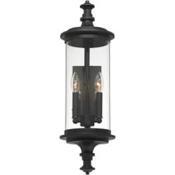 Possini Euro Design Medici Modern Outdoor Wall Light Fixture Black Metal 24 1/2" Clear Glass For Post Exterior Barn Deck House Porch Yard Patio Home 11 Possini Euro Design Medici Modern Outdoor Wall Light Fixture Black Metal 24 1/2" Clear Glass For Post Exterior Barn Deck House Porch Yard Patio Home -Possini Euro Design GUEST a55e72b0 6dcf 4721 9603 8b3c291f9d71
