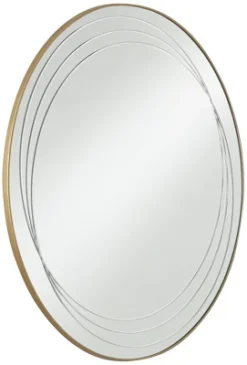 Possini Euro Design Aurelia Round Vanity Decorative Wall Mirror Modern Glam Gold Metal Frame 32" Wide Bathroom Bedroom Living Room 14 Possini Euro Design Aurelia Round Vanity Decorative Wall Mirror Modern Glam Gold Metal Frame 32" Wide Bathroom Bedroom Living Room -Possini Euro Design GUEST a86317b9 34a4 4ada 8077 6da28990ba02