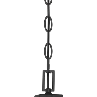 Possini Euro Design Arley Modern Outdoor Hanging Light Black Geometric Frame 12 1/2" Seedy Glass For Post Exterior Barn Deck House Porch Yard Patio 7 Possini Euro Design Arley Modern Outdoor Hanging Light Black Geometric Frame 12 1/2" Seedy Glass For Post Exterior Barn Deck House Porch Yard Patio - Image 5