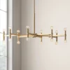 Possini Euro Design Marya Satin Brass Chandelier 37" Wide Modern 24-Light Fixture For Dining Room House Foyer Kitchen Island Entryway Bedroom Home -Possini Euro Design GUEST bdcd1706 b12b 4a22 980a f7103ecece29