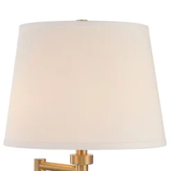 Possini Euro Design Camber Workstation Warm Gold Swing Arm Desk Lamp With Outlet And USB Port -Possini Euro Design GUEST c4e6d010 f5f5 477c ba9a 788f0b5c8c5e