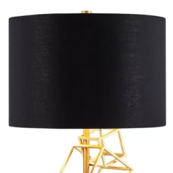 Possini Euro Design Modern Table Lamp 30" Tall Gold Metal Geometric Cube Black Drum Shade For Bedroom Living Room Bedside Nightstand Office Kids House 12 Possini Euro Design Modern Table Lamp 30" Tall Gold Metal Geometric Cube Black Drum Shade For Bedroom Living Room Bedside Nightstand Office Kids House -Possini Euro Design GUEST c92e6f9c 8b15 4055 9210 e95329e351d3