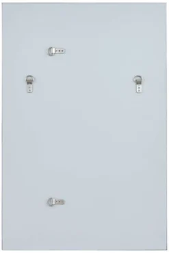 Possini Euro Design Relevei Rectangular Vanity Decorative Wall Mirror Modern Silver Wood Metal Frame 26" Wide Bathroom Bedroom Home -Possini Euro Design GUEST cd1a023a 0c94 4844 bbf7 6bef0ec36175