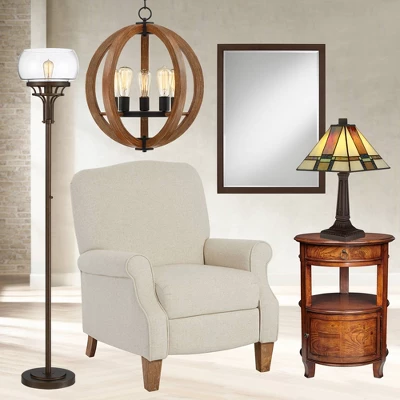 Possini Euro Design Metzeo Rectangular Vanity Wall Mirror Vintage Beveled Edge Oil Rubbed Bronze Metal Frame 26" Wide For Bathroom Bedroom Living Room 10 Possini Euro Design Metzeo Rectangular Vanity Wall Mirror Vintage Beveled Edge Oil Rubbed Bronze Metal Frame 26" Wide For Bathroom Bedroom Living Room - Image 8