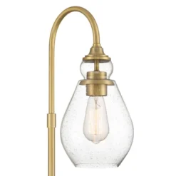 Possini Euro Design Possini Euro Vaile Desk Lamp With Dual USB Ports Warm Gold With Glass Shade -Possini Euro Design GUEST d31c5f74 5138 4709 a8a4 fdf59696f1fa