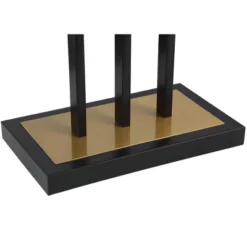 Possini Euro Design Acadia Modern Floor Lamp 71" Tall Black Warm Gold Metal 3 Light Frosted White Glass Globe Shade For Living Room Bedroom Office -Possini Euro Design GUEST d78a86d9 1d03 451e 81cf 22c711287c0d