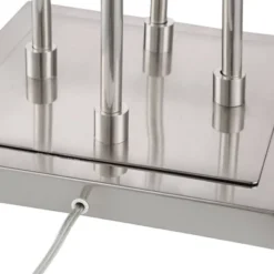 Possini Euro Design Athena Modern Floor Lamp 72" Tall Brushed Nickel 4 Light Tree Clear Outer Opal Inner Double Glass Shade For Living Room Bedroom -Possini Euro Design GUEST d806742c ab0c 4bf0 9f15 c25e0259f944