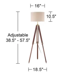 Possini Euro Design Surveyor Modern Tripod Floor Lamp 57 1/2" Tall Cherry Wood Adjustable Beige Linen Drum Shade For Living Room Bedroom Office House 15 Possini Euro Design Surveyor Modern Tripod Floor Lamp 57 1/2" Tall Cherry Wood Adjustable Beige Linen Drum Shade For Living Room Bedroom Office House -Possini Euro Design GUEST d92fc1ac 8fa8 47d5 bd87 5db2bca473e1