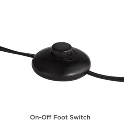 Possini Euro Design Modern Pharmacy Floor Lamp 54" Tall Matte Black Warm Gold Adjustable Metal Shade For Living Room Reading House -Possini Euro Design GUEST dc0538f1 9565 48b5 8918 3dda269f3621