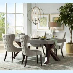 Possini Euro Design Spherical Brushed Nickel Large Chandelier 24" Wide Modern 6-Light Fixture For Dining Room House Foyer Kitchen Island Entryway Home -Possini Euro Design GUEST e5a8f490 359d 4615 b6e0 18394d2ed9d5