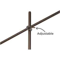 Possini Euro Design Modern Floor Lamp With USB Port 62 1/2" Tall Oil Rubbed Bronze Boom Arm Brown Drum Shade For Living Room House 12 Possini Euro Design Modern Floor Lamp With USB Port 62 1/2" Tall Oil Rubbed Bronze Boom Arm Brown Drum Shade For Living Room House -Possini Euro Design GUEST e66ed521 5fd8 4f19 a50b 71e359f47c9c