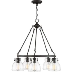 Possini Euro Design Bellis Bronze Wagon Wheel Pendant Chandelier 25" Wide Modern Clear Glass 5-Light Fixture For Dining Room House Kitchen Island Home 14 Possini Euro Design Bellis Bronze Wagon Wheel Pendant Chandelier 25" Wide Modern Clear Glass 5-Light Fixture For Dining Room House Kitchen Island Home -Possini Euro Design GUEST e7bbb215 b714 48ed 95f2 82d1e0902641