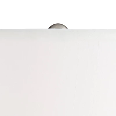 Possini Euro Design Jaime Coastal Table Lamp With Round White Marble Riser 26" High Blue Gray Drum Shade For Bedroom Living Room Office House Home 3 Possini Euro Design Jaime Coastal Table Lamp With Round White Marble Riser 26" High Blue Gray Drum Shade For Bedroom Living Room Office House Home