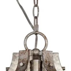 Possini Euro Design Ornament Aged Silver Gold Bronze Chandelier 23 1/4" Wide Industrial 6-Light Fixture For Dining Room Foyer Kitchen Island Entryway -Possini Euro Design GUEST fcd39e51 f2ea 46ef a5b2 8062ac41cf62