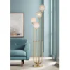 Possini Euro Design Mid Century Modern Glam Style Floor Lamp 4-Light LED 68.5" Tall Warm Gold Glass Globe Shade For Living Room House Uplight -Possini Euro Design GUEST fdd44058 3b10 445f b8fd 217d46774247